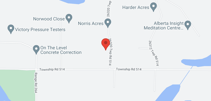 map of 9 26320 TWP RD 514
